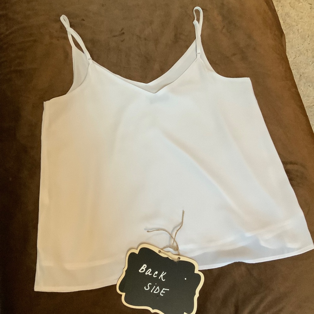 Cotton On White M Camisole Dainty Officecore Balletcore Coquette Classic - Picture 5 of 5